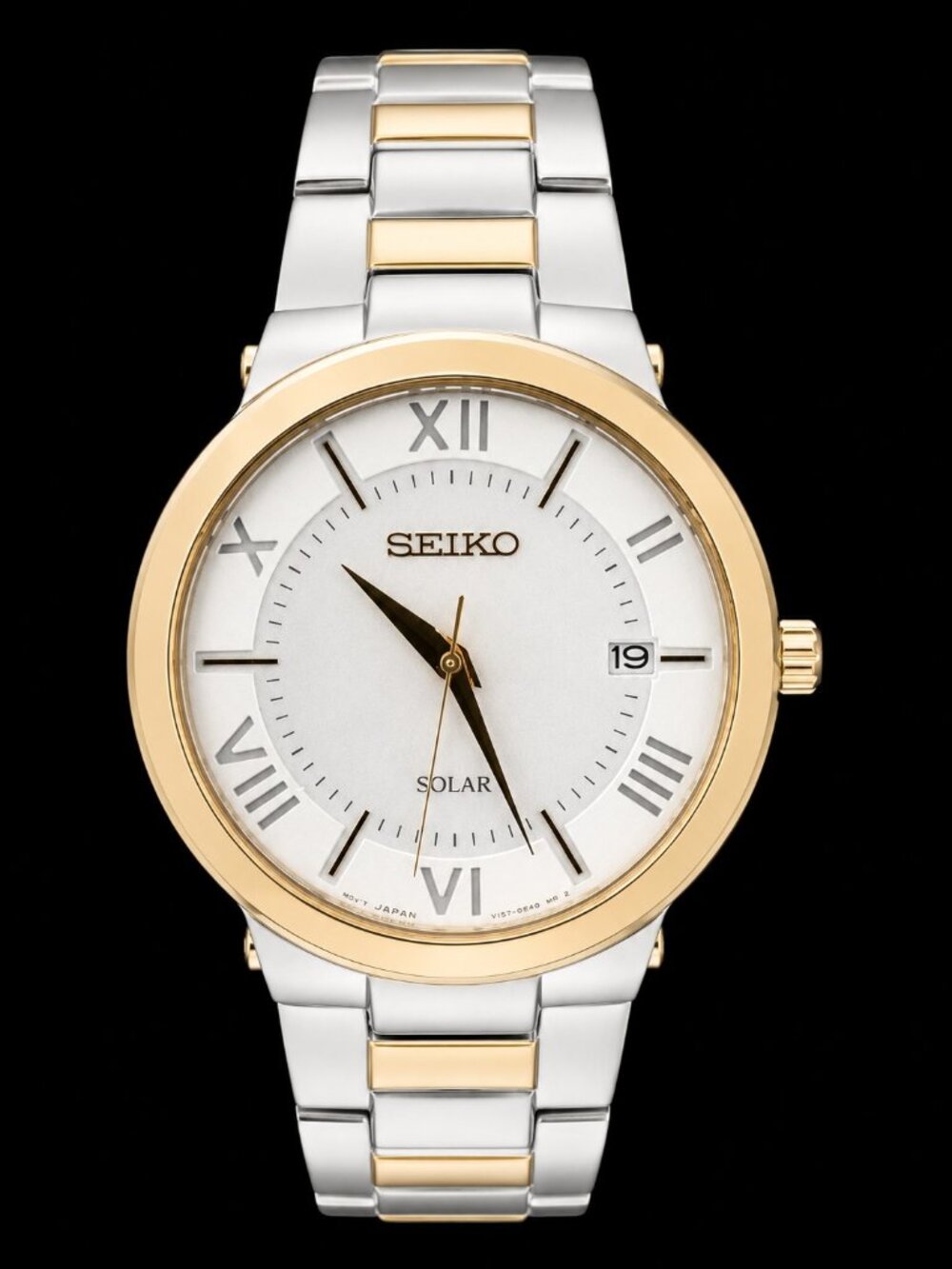 🔥 Rare Two-Tone Solar Seiko – NEW / Never Worn 🔥